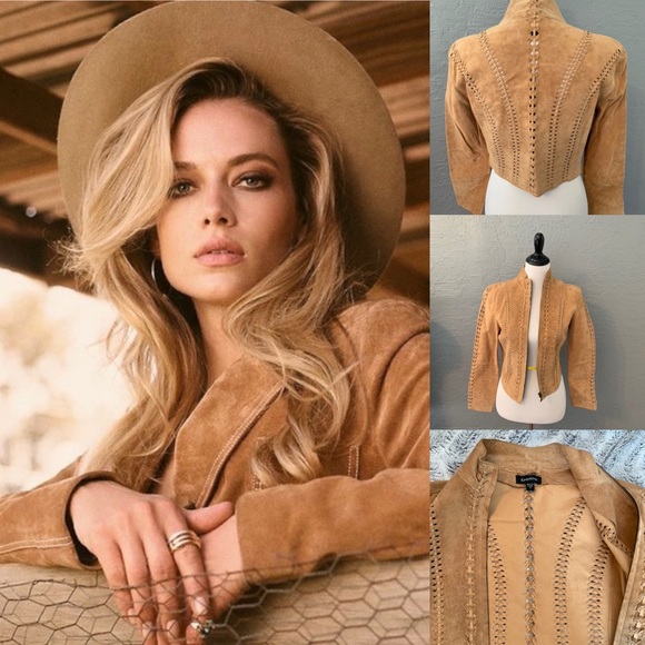 bebe Jackets & Blazers - Bebe suede leather Jacket
